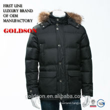 Luxury Brand Men Clothing Raccoon Fur Down Jacket Feather Shaoxing Manufacturer